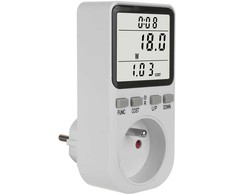 GreenBlue energijos skaitiklis, vatmetras, tipas E, 220-240V AC, 50Hz, maks. apkrova 16A, IP20, įmontuota baterija, GB364 E