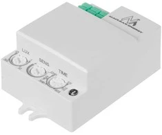Mikrofalowy „Maclean“ mikrobangų judesio jutiklis, 8 m veikimo nuotolis, maksimali apkrova 1200 W, IP20, 5,8 GHz, MCE316