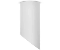 Lubinis šviestuvas Oprawa „Maclean“ paviršinio montavimo/vamzdinis šviestuvas, prožektorius, apvalus, aliuminis, GU10, 55x130 mm, baltas, MCE360 W