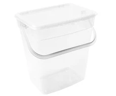 Dėžė skalbimo milteliams laikyti Plast Team 10L/su dangčiu plastikinė