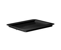 Šiukšliadėžės dangtis Avedore Plast Team 24.8x24.6cm juodas