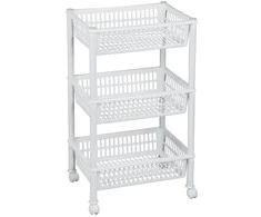 Plast Team Lentyna su ratukais, 294 mm x 685 mm x 29 mm, balta