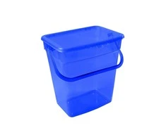 Miltelių konteineris Plast Team 10L skaidrus tamsiai mėlyna