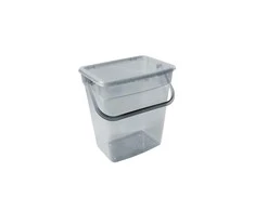 Pojemnik Plast Team 6 l miltelių indas, permatomas pilkas