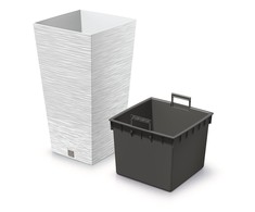 Prosperplast vazonas FURU kvadratinis DFSH240 - balta