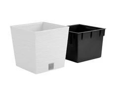 Prosperplast FUU QUARE LOW poodas - baltas