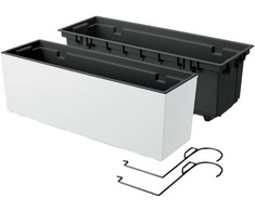 Prosperplast <div class="int_ce_html">Gėlių vazonas su kabliukais Urbi Case DUC600W baltas</div>