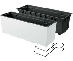 Prosperplast <div class="int_ce_html">Gėlių vazonas su kabliukais Urbi Case DUC600W baltas</div>