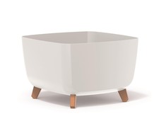 Prosperplast vazonas GRACIA SQUARE DGQL400 - balta