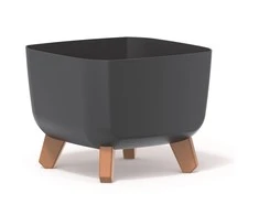 Prosperplast gracia square 24 cm antracito spalva