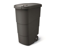 Prosperplast atliekų konteineris WHEELER 90 L su ratykais,  juodos spalvos