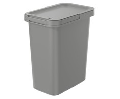 Prosperplast Krepšys SYSTEMA 12L šiukšliadėžė - lygi pilka