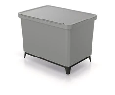 Šiukšliadėžė Systema Prosperplast 2x10L+23L pilka