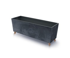 Vazonas Prosperplast URBI CASE BETON EFFECT N, CEN-81337, antracito spalvos