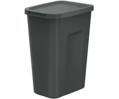 Prosperplast Juodas šiukšlių dėžė COMPACTA Q PLUS 35 L