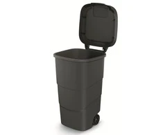 Prosperplast Mobilus atliekų konteineris su ratukais Wheeler 110L antracitas