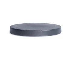 Prosperplast Vazono padėklas MOBILE PLATFORM ROUND, su ratukais, juodos sp., 29 x 4 cm