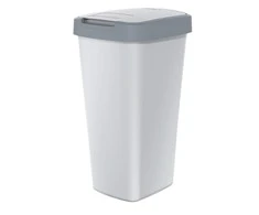 Prosperplast Krepšys COMPACTA Q šiukšliadėžė - lygi pilka / uosio spalvos, 25 l, Keden