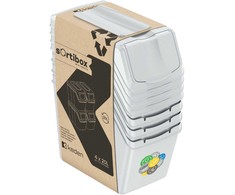 Prosperplast Šiukšliadėžė SORTIBOX 4x20L-popiel ISWB20S4-427C