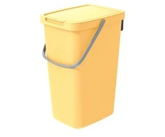 Prosperplast Šiukšliadėžė SYSTEMA Q - šviesiai geltona 20l. Keden