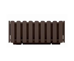 Gėlių vazonas Prosperplast Boardee Fencycase DDEF400-R222, rudas