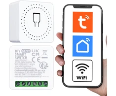 Przekaźnik WiFi dopuszkowy GreenBlue, Android/iOS/Alexa/Google Home,100-240V AC, 50/60Hz, max.16A, dla LED 150W, GB739