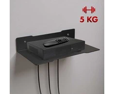 Laikiklis „Maclean“ dekoderio sieninė lentyna, viengulė, maks. 5kg, plienas, MC-122