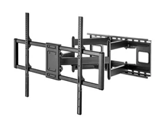 Sieninis televizoriaus laikiklis „Maclean MC-482“, 60–120″, iki 120 kg, juodas