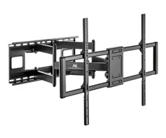 Sieninis televizoriaus laikiklis „Maclean MC-482“, 60–120″, iki 120 kg, juodas