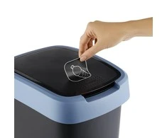 ROTHO Twist Mėlyna - trash bin – 50l