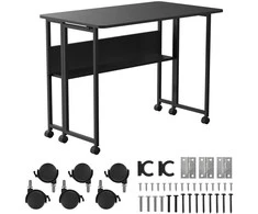 Malmbergs MACLEAN FOLDING TABLE DESK, Juodas, MOBILE MC-126 B