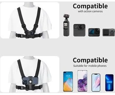 Szelki/ „Maclean“ sportinis telefono dirželis, universalus, telefonui, fotoaparatui, „GoPro“ ir kitoms kameroms, besisukantis laikiklis, MC-294