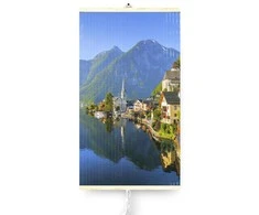 Šildytuvas Infraraudonųjų spindulių šildytuvas - lanksti šildymo plokštė 430 W TRIO 13 modelis kaimelis, matmenys 100 x 57 cm su reguliatoriumi