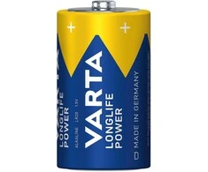 2x baterija R-20 R20 D 1,5V alkaiczne Longlife Power Varta