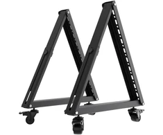 Vežimėlis / stojak podłogowy do TV Maclean, 37-80", max. VESA 800x400, max. 75kg, mobilny, blokada kół, MC-183
