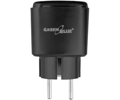 „GreenBlue“ nuotolinio valdymo WiFi lizdas, „Android“ / „iOS“ / „Alexa“ / „Google Home“, laikmatis, vatmetras, maks. 16 A / 3840 W, GB735 B