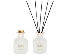 ALVORIA namų kvapas su lazdelėmis Baltas Rose aromatas 120 ml.