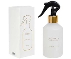 ALVORIA namų kvapas su purškikliu Baltas Rose aromatas 250 ml.