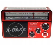 Radijo imtuvas Waxiba X-Bass raudonas