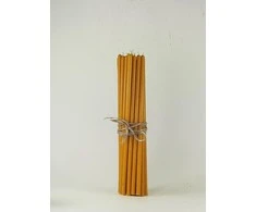 Salamina Bičių vaško žvakė Medaus spalvos 105 vnt 0,8x25 cm
