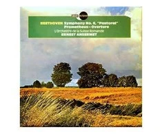 Vinilinė plokštelė Beethoven, L'Orchestre De La Suisse Romande, Ernest Ansermet ‎– Symphony No. 6 "Pastoral " / Prometheus - Overture