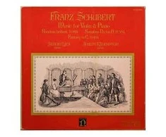Vinilinė plokštelė Franz Schubert - Sergiu Luca, Joseph Kalichstein ‎– Music For Violin - Piano
