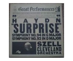 Vinilinė plokštelė Haydn - Szell, Cleveland Orchestra ‎– "Surprise" (Symphony No. 94 In G Major / Symphony No. 93 In D Major)