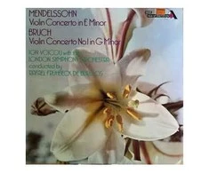 Vinilinė plokštelė Ion Voicu, The London Symphony Orchestra, Felix Mendelssohn-Bartholdy, Max Bruch