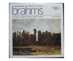 Vinilinė plokštelė Johannes Brahms / Budapest "Kodály Zoltán" Girl's Chorus / Ilona Andor ‎– Female Choirs