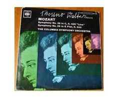 Vinilinė plokštelė Mozart - Bruno Walter, Columbia Symphony Orchestra ‎– Symphonies No's 36, K 425 - 39, K 543