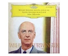 Vinilinė plokštelė Mozart / Haydn – Berliner Philharmoniker, Wilhelm Furtwängler ‎– Sinfonie Nr. 39 Es-dur KV 543 / Sinfonie Nr. 88 G-dur