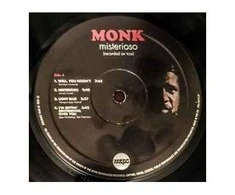 Vinilinė plokštelė Thelonious Monk Quartet ‎– Misterioso (Recorded On Tour)
