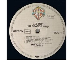 Vinilinė plokštelė ZZ Top ‎– Rio Grande Mud