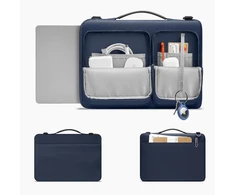 15-16 Tech-Protect Defender Bag Nešiojamas kompiuteris Bag - Mėlyna